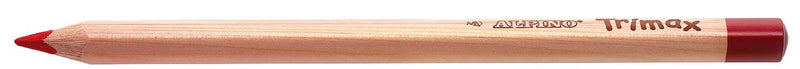 Creioane Colorate Triunghiulare Trimax Jumbo 12 Culori/Set Alpino