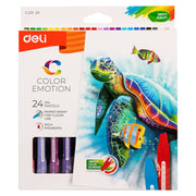Set Creioane Ulei Pastel Color Emotion 24 Culori Deli