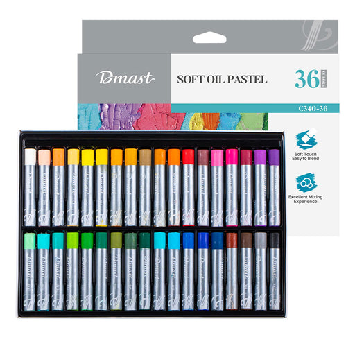 Set Creioane Ulei Pastel Profesionale 36 Culori DMast