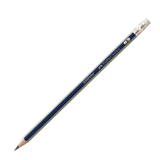 Creion Grafit Goldfaber 1221 B cu Gumă Faber-Castell