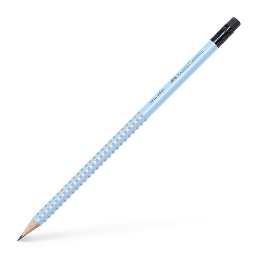 Creion Grafit Grip 2001 B Bleu Sky cu Gumă Faber-Castell