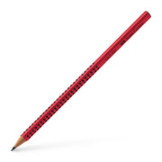 Creion Grafit Grip 2001 B Roșu fără Gumă Faber-Castell