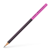 Creion Grafit Grip 2001 B Bicolor Negru-Roz Faber-Castell