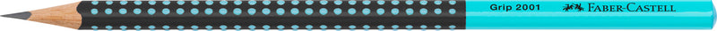 Creion Grafit Grip 2001 B Bicolor Negru-Turcoaz Faber-Castell