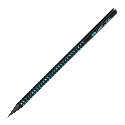 Creion Grafit Grip Sparkle B Midnight Ocean Faber-Castell