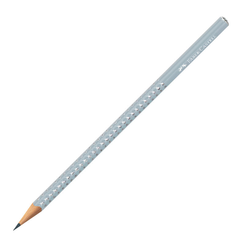 Creion Grafit Sparkle B Gri Icy Faber-Castell