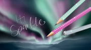 Creion Grafit Sparkle B Gri Icy Faber-Castell