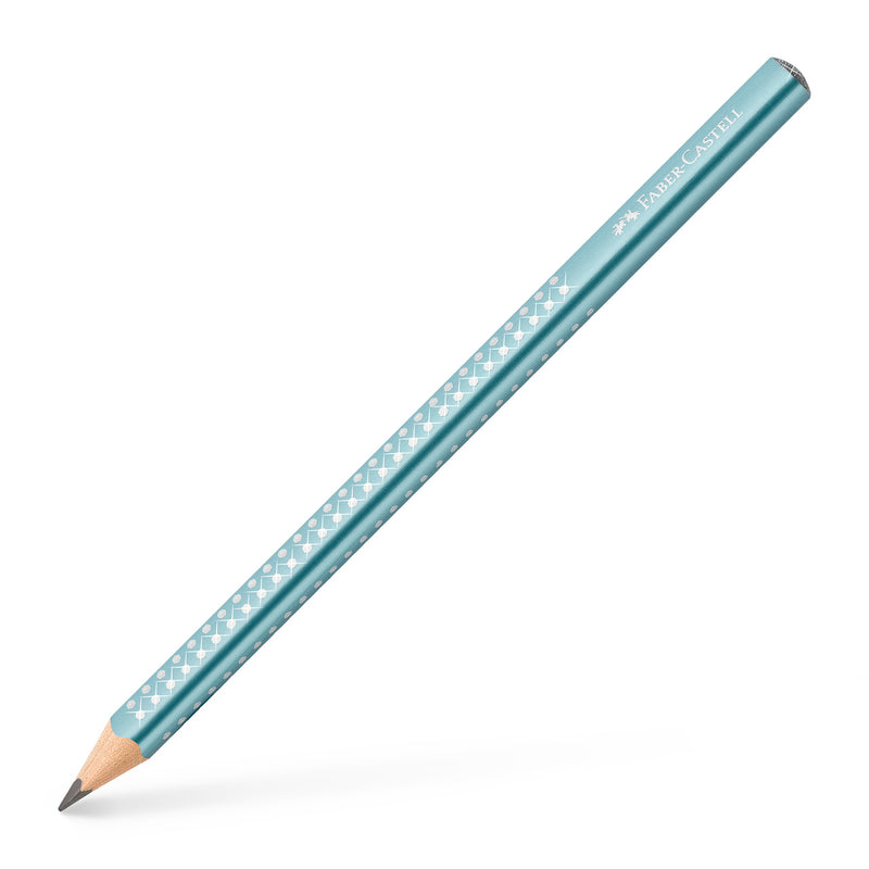 Creion Grafit Sparkle Jumbo B Bleu Ocean Faber-Castell