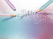 Creion Grafit Sparkle Jumbo B Bleu Ocean Faber-Castell