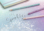 Creion Grafit Sparkle B Rose Metalizat Faber-Castell