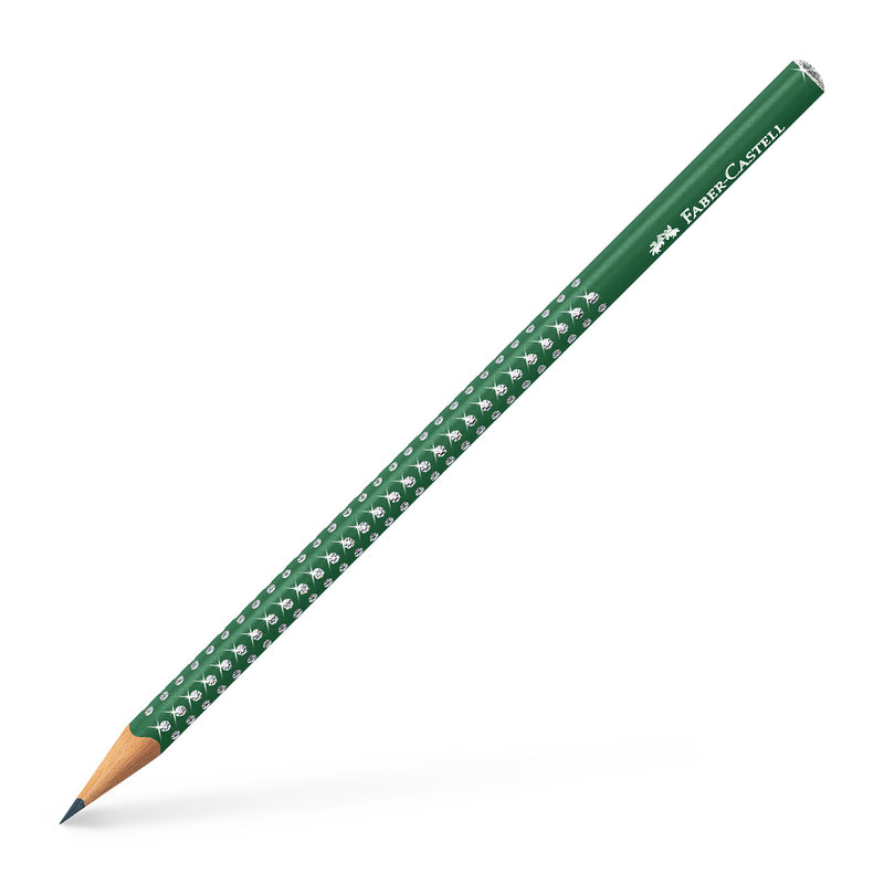 Creion Grafit B Sparkle Faber-Castell Verde