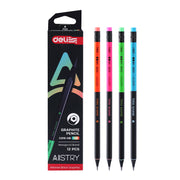 Creion Grafit cu Gumă Lemn Negru HB Deli