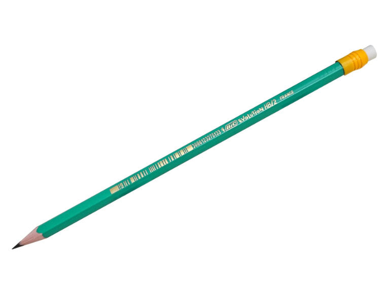Creion Grafit HB cu Gumă Eco Evolution 655 12 Buc BIC