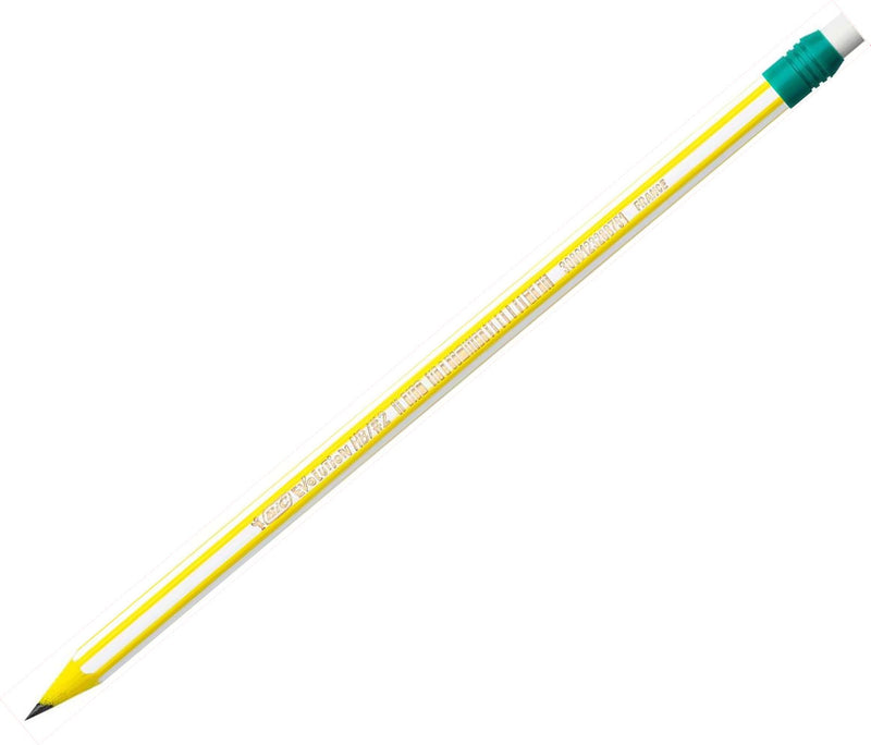 Creion Grafit HB cu Gumă Evolution Stripes 646 12 Buc BIC