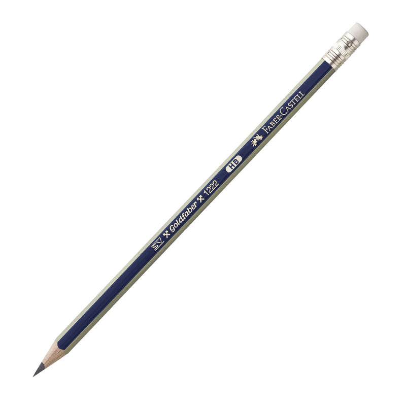 Creion Grafit Goldfaber 1221 HB cu Gumă Faber-Castell