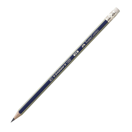 Creion Grafit Goldfaber 1221 HB cu Gumă Faber-Castell