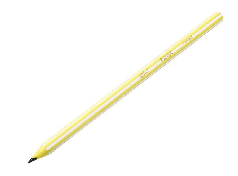 Creion Grafit HB fără Gumă Evolution Stripes 646 12 Buc BIC