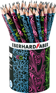Creion Grafit HB Fără Gumă Negru-Neon Eberhard Faber