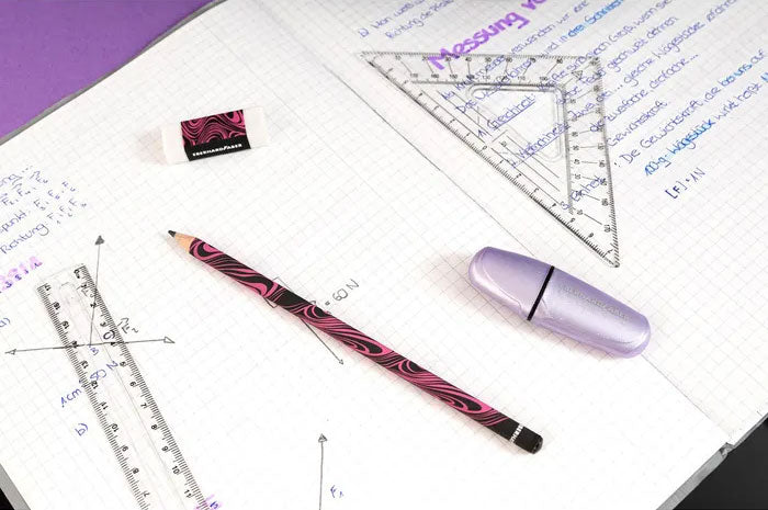 Creion Grafit HB Fără Gumă Negru-Neon Eberhard Faber