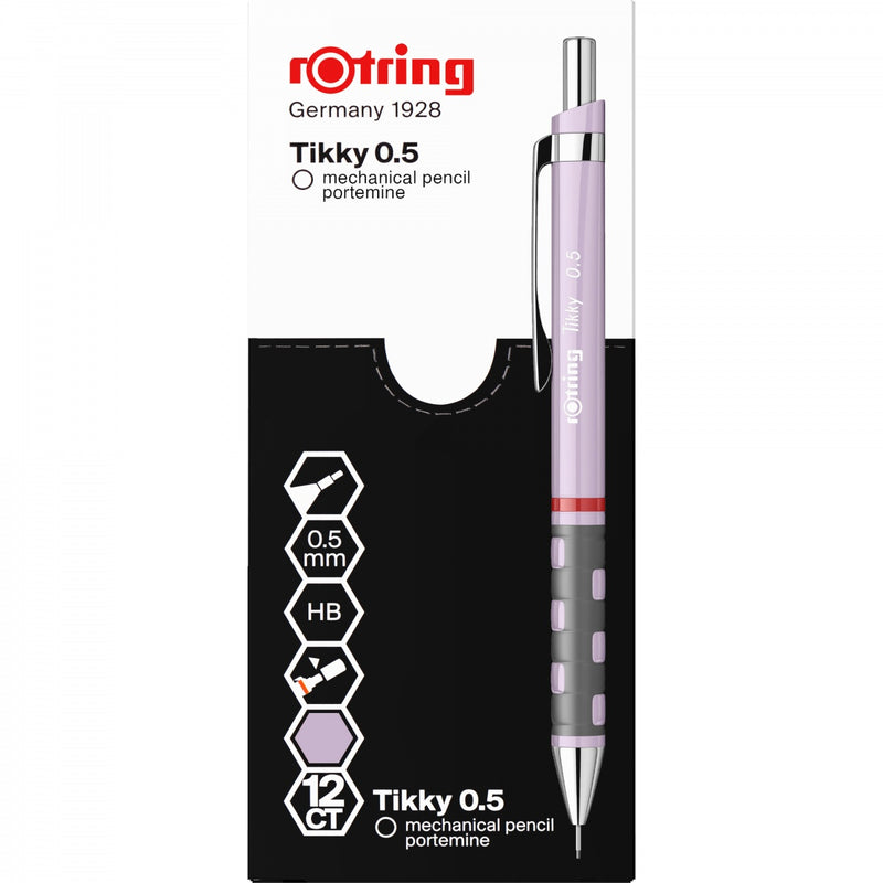 Creion Mecanic Tikky 3 Sidefat 0,5 mm Mov Rotring