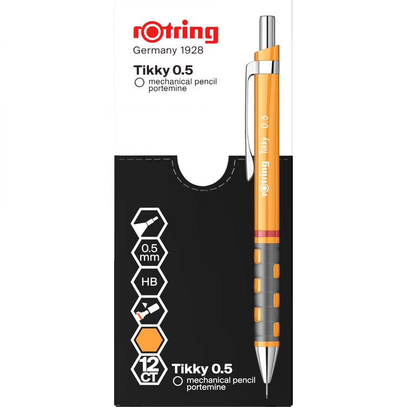 Creion Mecanic Tikky 3 0,5 mm Portocaliu Deschis Rotring