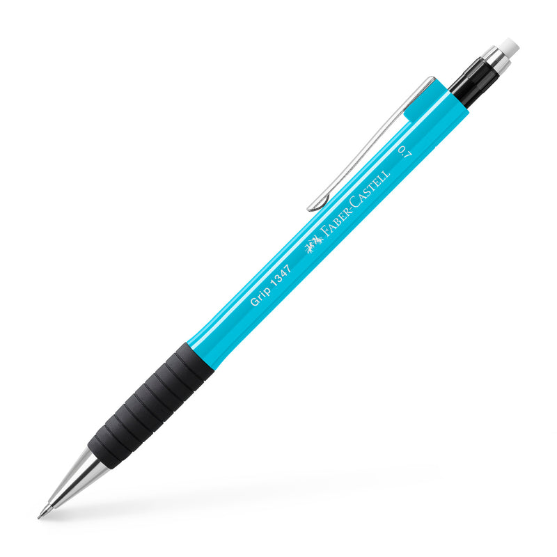 Creion Mecanic Grip 1347 0,7 mm Faber-Castell Albastru Deschis