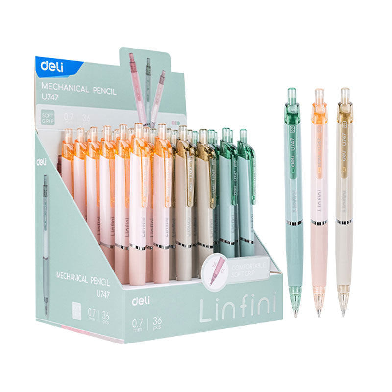 Creion Mecanic Linfini 0,7 mm Culori Asortate Deli