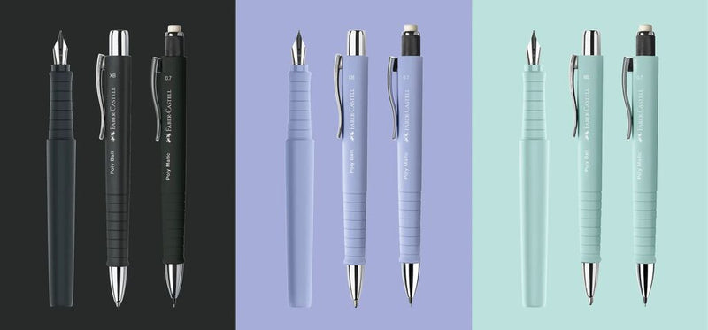 Creion Mecanic Poly Matic 0,7 mm Bleu Caraibe Faber-Castell
