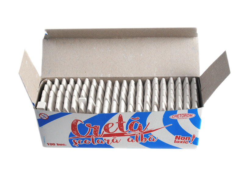 Cretă Școlară Albă 100 Buc Generic
