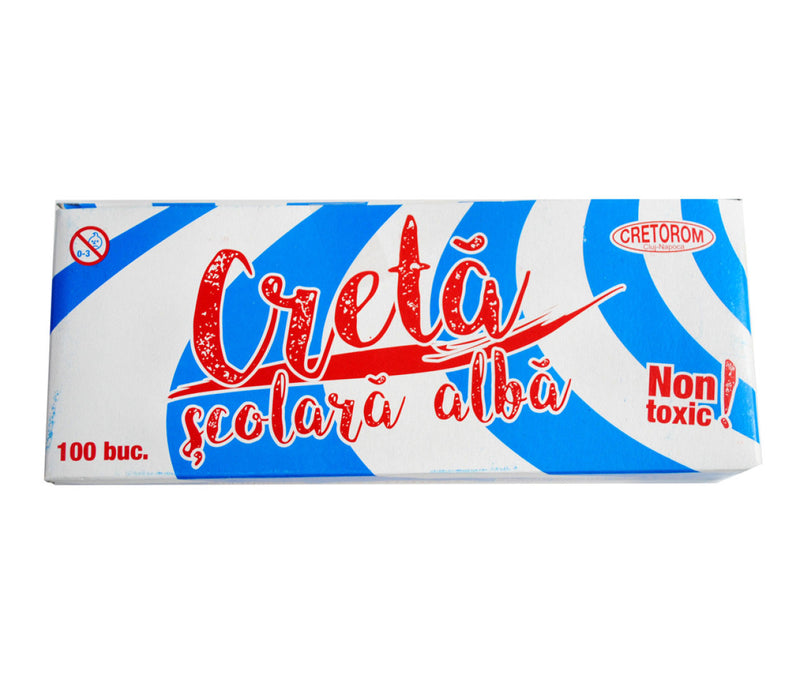 Cretă Școlară Albă 100 Buc Generic