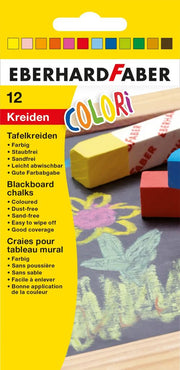 Cretă Școlară Colorată 12 Buc Eberhard Faber