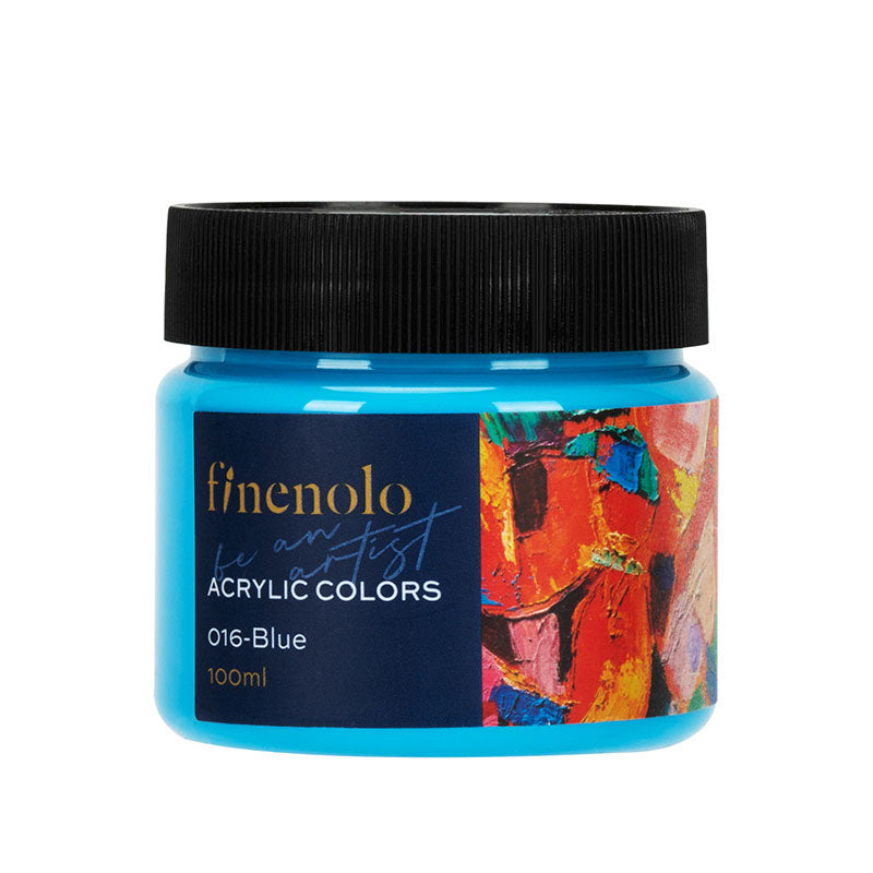 Culori Acrilice 100 ml Albastru Finenolo Deli