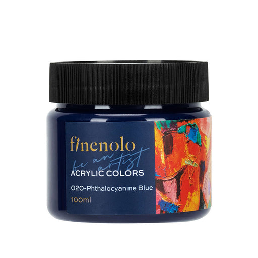 Culori Acrilice 100 ml Albastru Phtalo Finenolo Deli