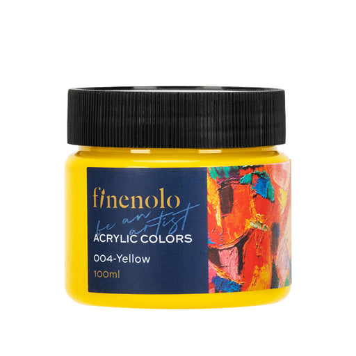 Culoare Acrilică Galben 100 ml Deli