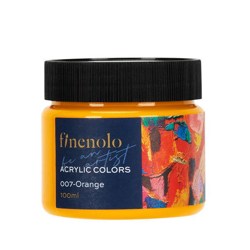 Culori Acrilice 100 ml Portocaliu Finenolo Deli