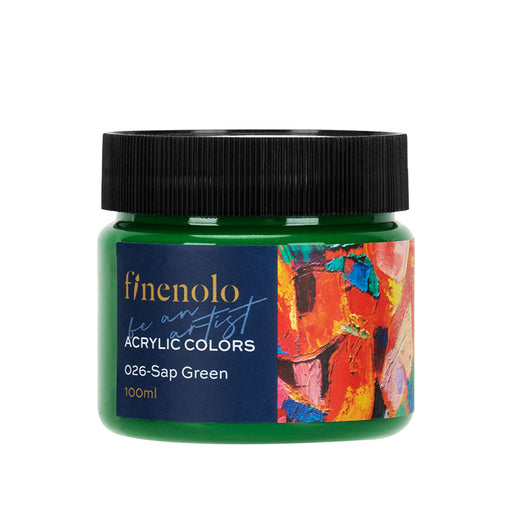 Culori Acrilice 100 ml Verde Pădure Finenolo Deli