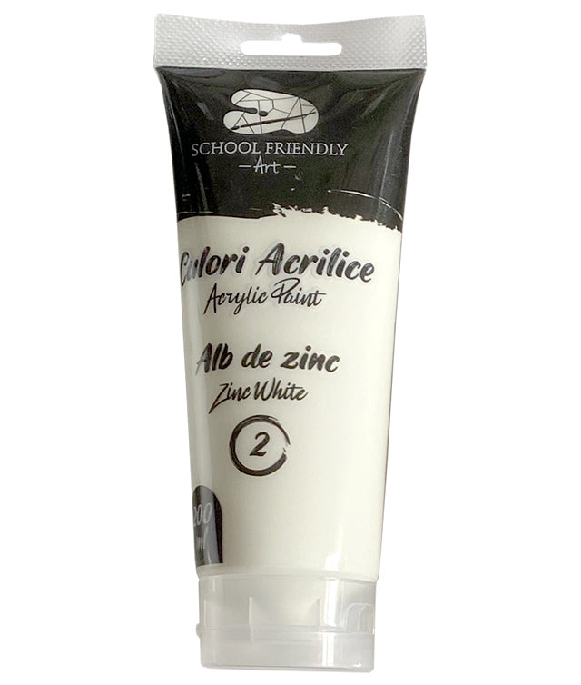 Culori Acrilice SF Art Premium 200 ml Alb Zinc Pigna