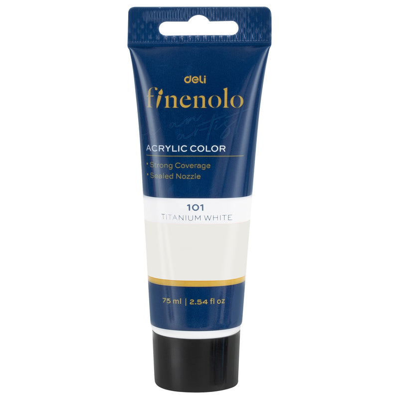 Culori Acrilice 75 ml Alb Deli