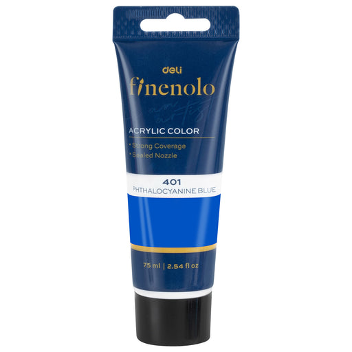 Culori Acrilice 75 ml Albastru Cyan Deli
