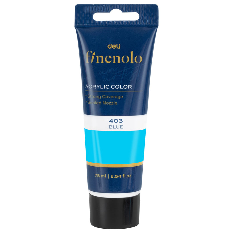 Culori Acrilice 75 ml Albastru Deli