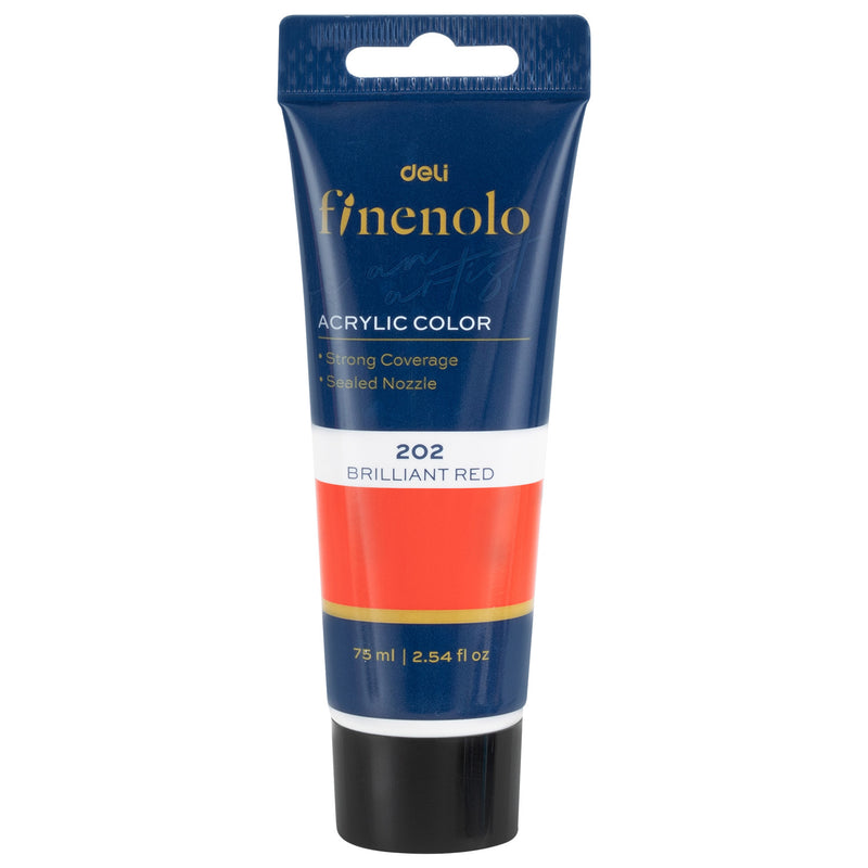 Culori Acrilice 75 ml Roșu Deli