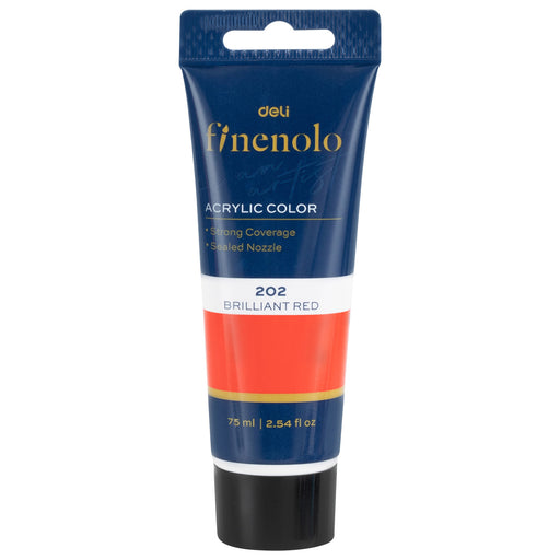 Culori Acrilice 75 ml Roșu Deli