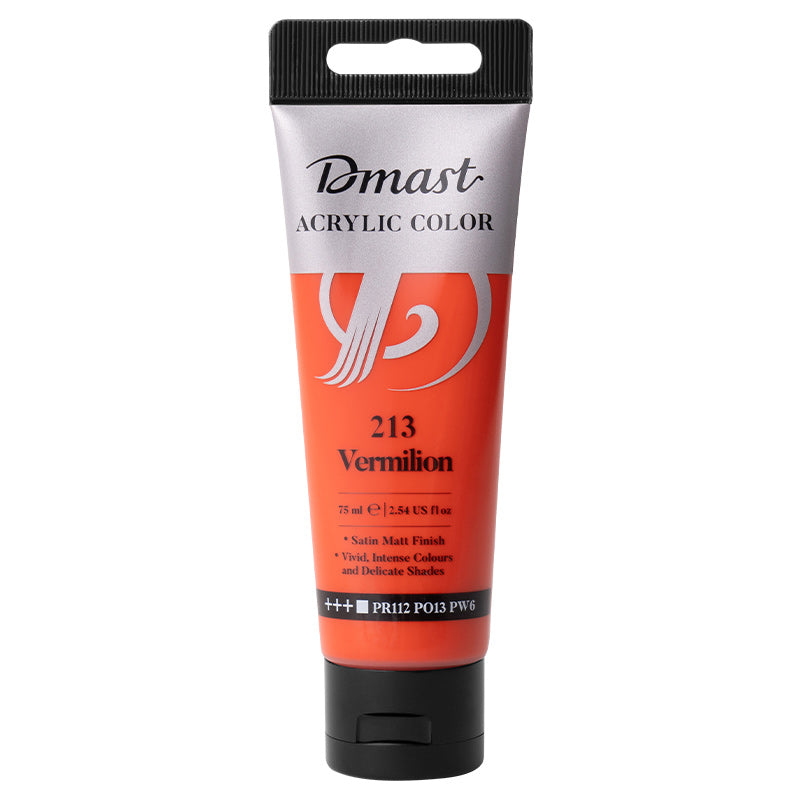 Culori Acrilice Profesionale 75 ml DMast Portocaliu Intens 213