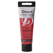 Culori Acrilice Profesionale 75 ml DMast Roșu Intens 207
