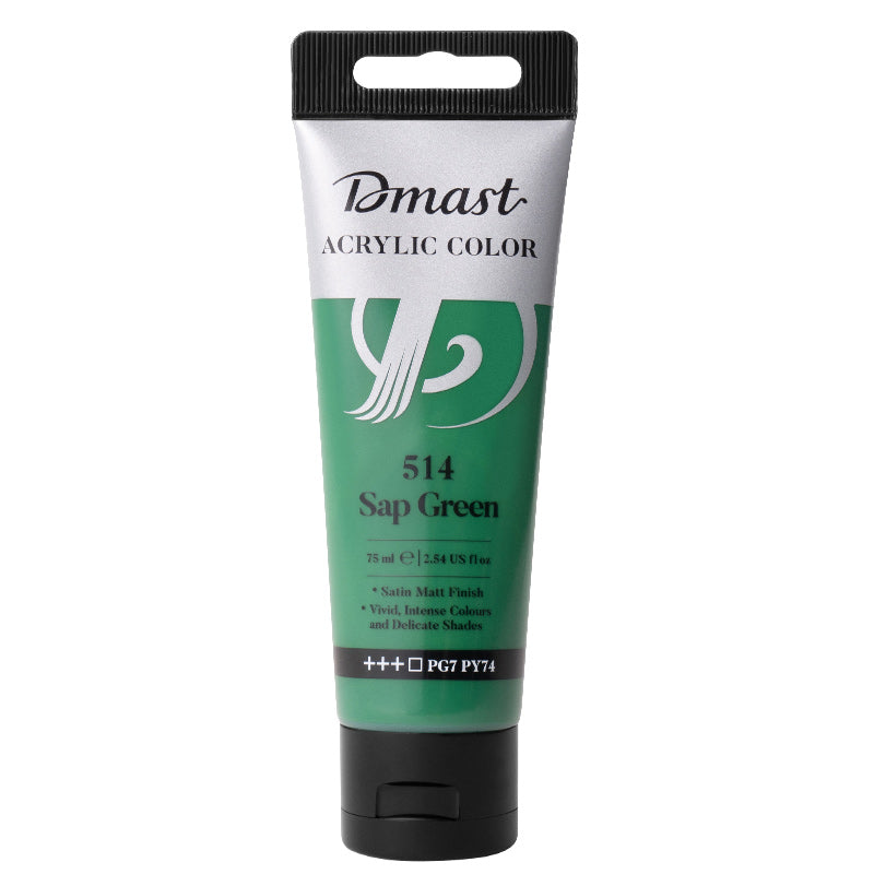 Culori Acrilice Profesionale 75 ml DMast Verde 514
