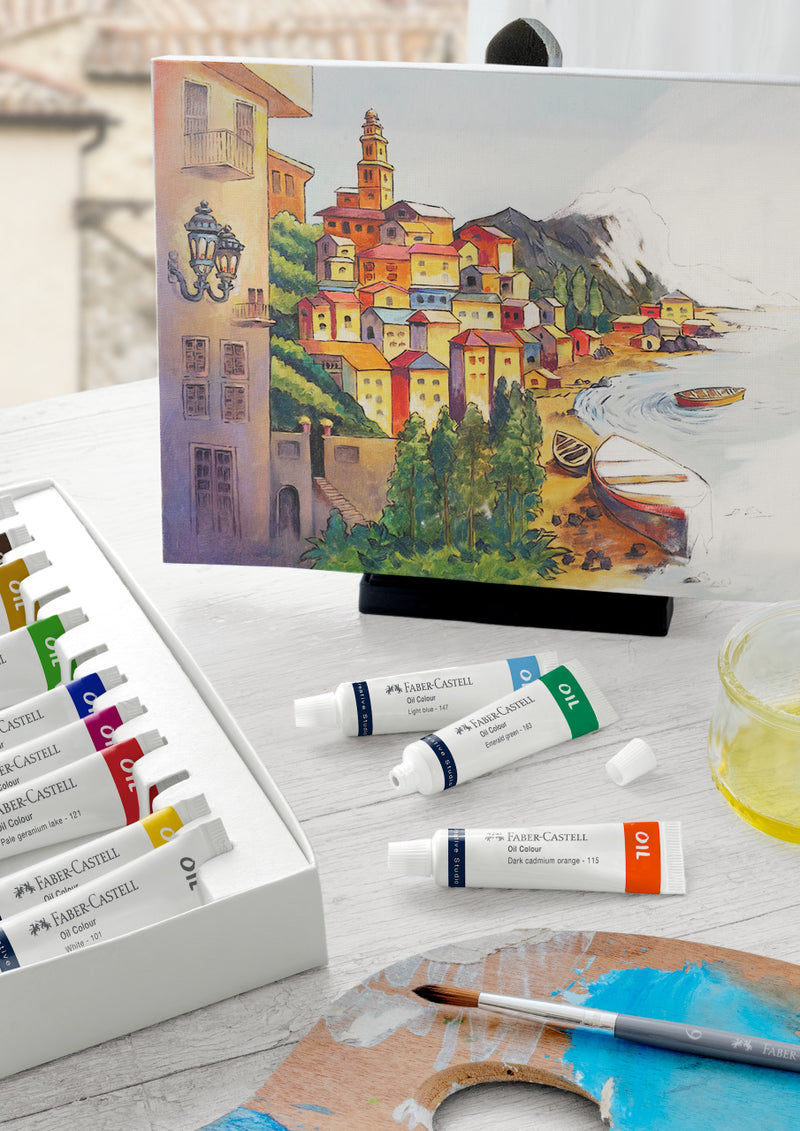 Culori Ulei 12 Culori 9 ml Faber-Castell