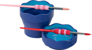 Cutie Apă Click-Go Albastră Faber-Castell