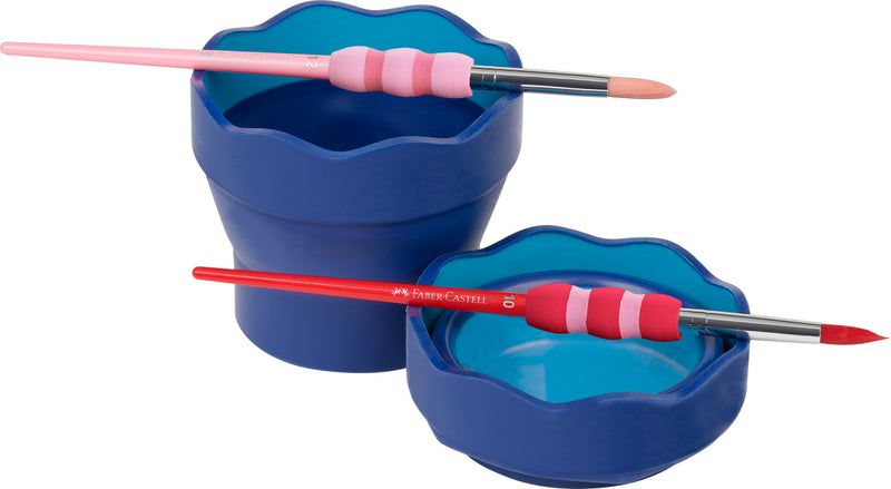 Cutie Apă Click-Go Albastră Faber-Castell