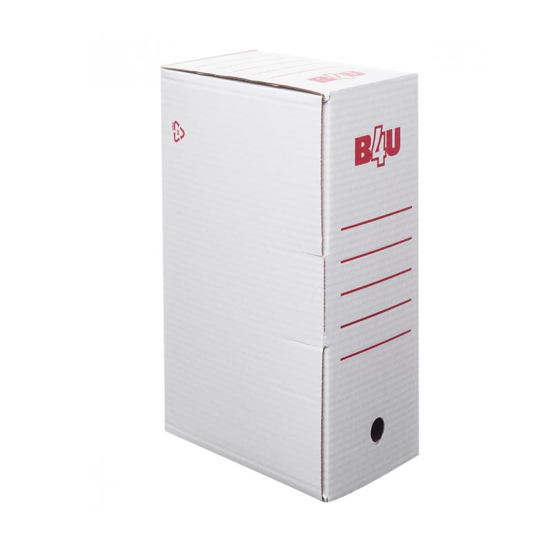Cutie Arhivare 10cm Carton Alb 345x245x100mm - B4U