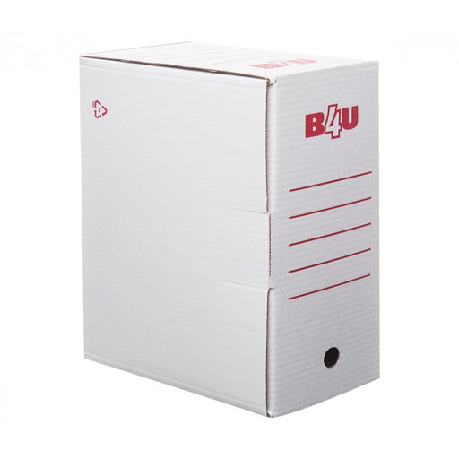 Cutie Arhivare 20cm Carton Alb 345x245x200mm - B4U